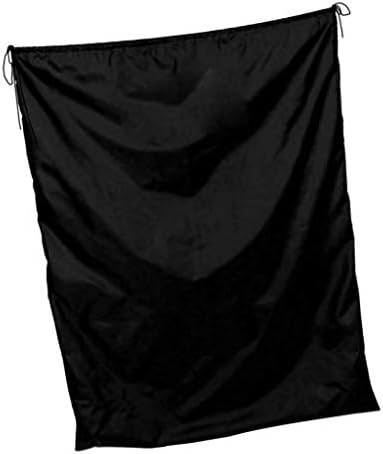Menolana קיבולת גדולה שקית יחידה שקית אטום מים מארגן בגדי שק - שחור, 50x70 סמ