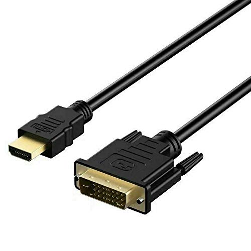 HDMI ל- DVI-D 24+1 PIN צג מתאם מתאם כבל זכר/זכר HD HDTV 5 ft