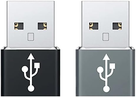 USB-C נקבה ל- USB מתאם מהיר זכר התואם למכשירי Samsung SM-A920F למטען, סנכרון, OTG כמו מקלדת,