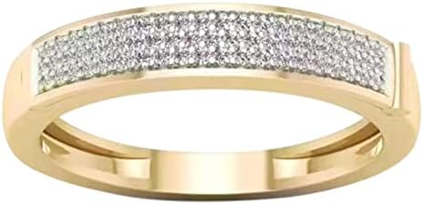 טבעת חבילות לנשים משובץ אופנה פתוח זירקון חריטת טבעת טמפרמנט טבעת כיסוי טבעות טבעות פשוט