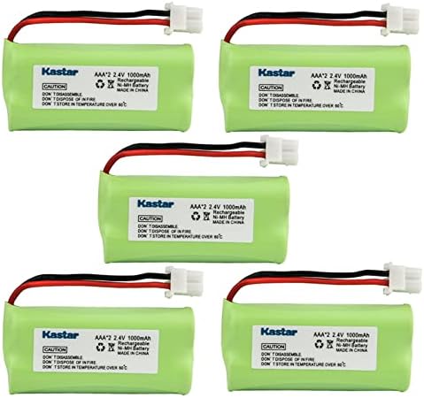 Kastar 5-Pack Ni-MH סוללה 2.4V החלפה ל- BT162342 BT-162342 BT1623421 BT-1623421 BT166342 BT-166342 BT262342