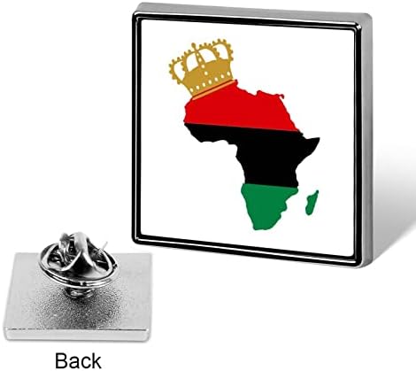 סיכות כפתור גאווה של פאן אפריקני לסיכות תג מרובע תרמיל סיכות סיכה חמודות לקישוטים למסיבות