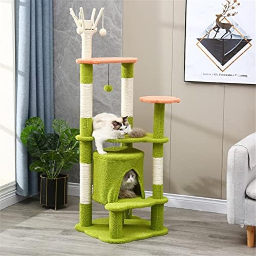 חתול של עץ גרדן מגדל הדירה ריהוט שריטה הודעה חתולים קפיצות צעצוע לשחק בית חתולי שינה מיטת חתולי בית טיפוס צעצוע