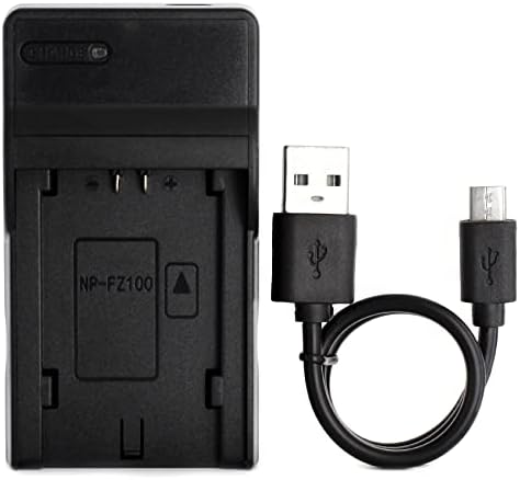 NORIFON NP-FZ100 מטען USB לסוני A7 III, A7R III, מצלמת A9 ועוד, שחור