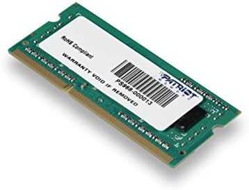 חתימת פטריוט 4GB DDR3 PC3-12800 CL11 מודול זיכרון SODIMM PSD34G160081S