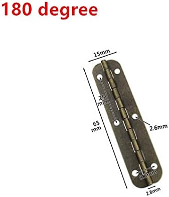 SDEWFG 10 יחידות צירי דלת עתיקה מתכתית לתיק מתנה מעץ לקישוט ארון מגירת ארון תכשיטים ריהוט ריהוט חומרה