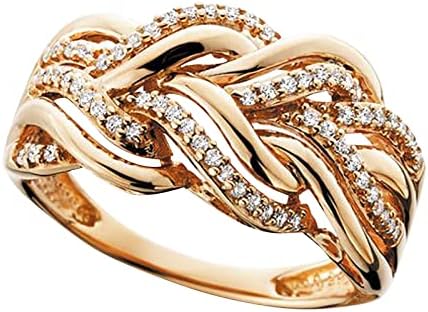 זוג נסיכת לחתוך יהלומי סט טבעת אופנה יוקרה נשים אירוסין חתונה תכשיטי כוכב וכוכב טבעת