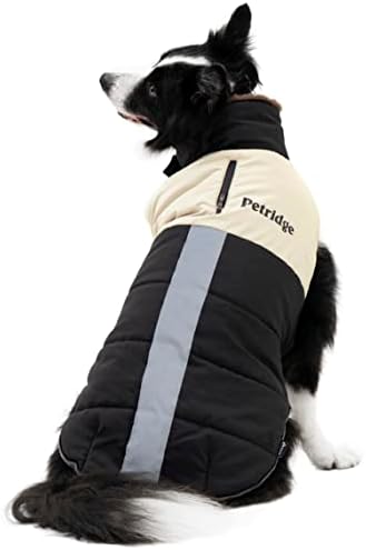 מעיל כלב פטרידג 'ז'קט מזג אוויר קר בגדי חורף חמים לכלבים גדולים בינוניים