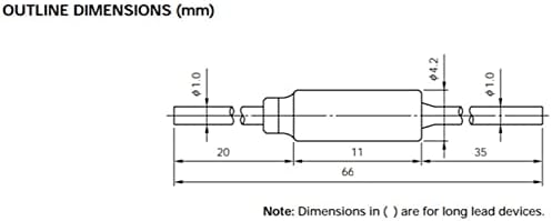 עישון 10 יחידות מיקרוטמף צירי נתיך תרמי ניתוק 128 מעלות 250V 10A SFH124E