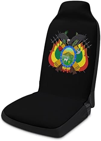 מעיל זרועות של בוליביה רכב מושב מכסה אוניברסלי אוטומטי קדמי מושבי כרית מגן מחצלת תתאים ביותר רכב רכב