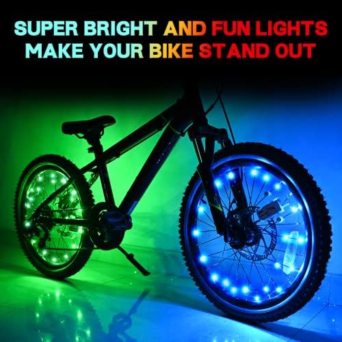 טינאנה 2 חבילת צמיגים עורית אופניים אורות גלגל אופניים אולטרה אטומי אופניים אטומים למים אורות דיבור רכיבה