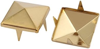 AEXIT 100 PCS 15 ממ חומרה ביתית נייר בצורת ריבוע בראד טון זהב טון זהב לראקפינג דגם מלאכת DIY: 38AS528QO273