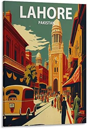 כרזות נסיעות פקיסטן פוסטר נוף פוסטרים וינטג 'פוסטרים קיר קיר הדפסים לאמנות קיר לעיצוב קיר תפאורה