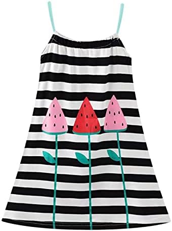 ילדה קיץ קאמי שמלה ללא שרוולים טנק כותנה מזדמן ספגטי רצועת ג ' רזי חולצה מגניב חוף שמלה קיצית