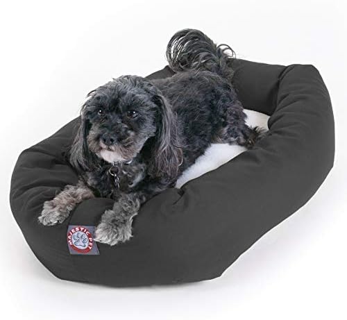 מלכותי לחיות מחמד 24 אפור בייגל כלב מיטה עם שרפה מרכז