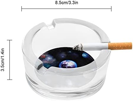 אסטרולוגיה אסטרולוגיה מאפרות זכוכית סיגריות מחזיק עישון עגול מגש אפר למלון שולחן מלון קישוט עליון