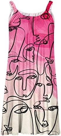 נשים של קיץ מזדמן רופף שמש שמלת עניבה לצבוע הדפסת שרוולים חוף לחפות נדנדה טנק מיני שמלות בגד ים חולצות