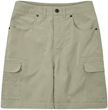 מכנסיים קצרים במותניים גבוהים לנשים כפתור רוכסן מכנסיים קצרים נשים מכנסי מטען מטיילים מכנסי טרנינג מטיילים