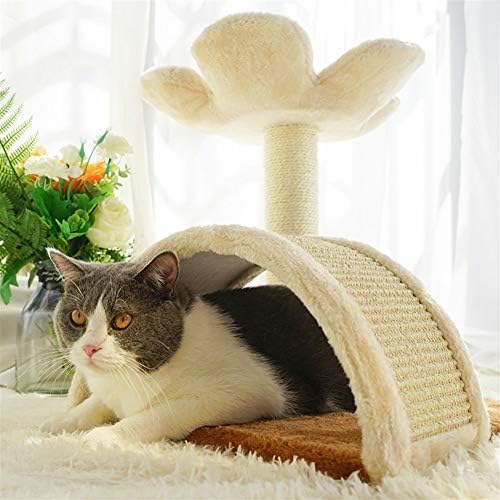 לוגו חתול עץ חתול טיפוס מסגרת חתול המלטת חתול עץ חתול השריטה לוח טחנת טופר קטן וילה הוא אחד של סיסל חתול המלטת