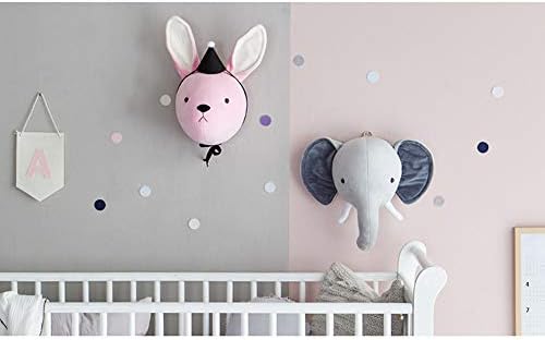 ZMR פיל פעוטון תפאורה של חדר השינה של הילד ראש המלא של בעלי חיים עיצוב קיר לתינוק משתלה תינוקות לחדר ילדים