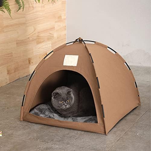 עתיד מוקפץ לחיות מחמד חתול אוהל נייד חתול אוהל לחיות מחמד כלב חתול אוהל עם רך כרית, חיצוני חתול מארזי מקורה
