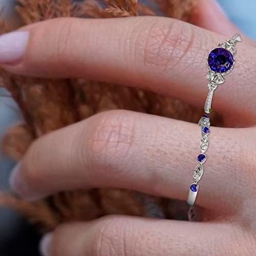2023 חדש נשים של אירוסין 2 חתיכה אחת סט של מתנה סטי הצעת טבעת כסף הכלה טבעת רטרו אירוסין הכלה טבעת הבטחת