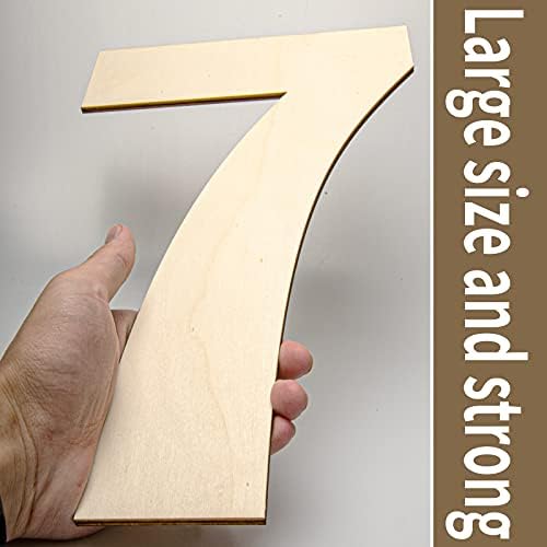 17 אינץ ריק עץ מספר 9 לא גמור עץ מספר סימן גדול מספר 9 עבור יום הולדת סיום עשה זאת בעצמך קרפט אמנות קישוט