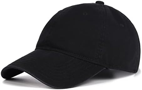 כובעי בייסבול XXL גדולים של זיליו, כובע אבא רך מתכוונן, כובע ריצה גדול לראשים גדולים 23.5 -25