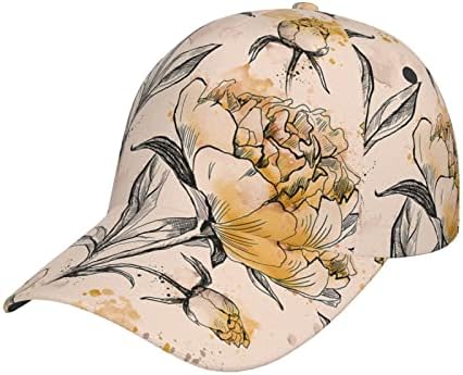 פרחי טבע כובע בייסבול נשים אבא כובעים כובעי ספורט שמש מצחיקים מזדמנים