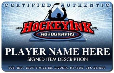 רוברט לאנג חתם על דטרויט כנפיים אדומות 16 x 20 צילום - 79204 - תמונות NHL עם חתימה