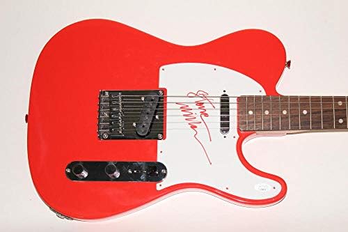 סטיב מילר חתום על חתימה פנדר חשמלית גיטרה טלקסטר - להקה, JSA