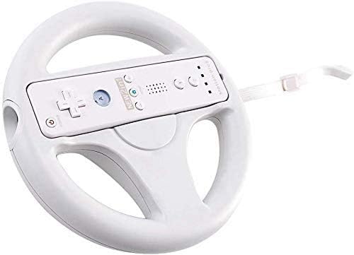 PowerLead Wii Contey Conty, Wii Controller Contying Mario Kart Racing Wheel Controller for Nintendo Wii