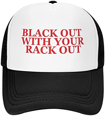 שחור עם כובע המתלה שלך יוניסקס כובעי משאיות למבוגרים מתכווננים למבוגרים כובעי דייג קלאסיים