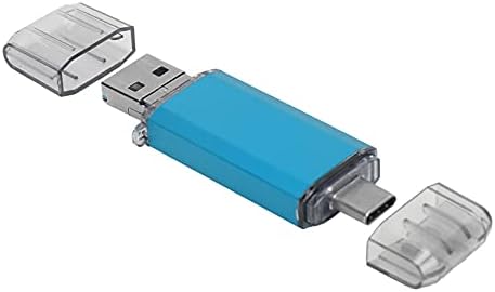 כונן USB, USB3.0 סגסוגת אלומיניום כחולה עם שלוש באחד, דיסק U במהירות גבוהה, 16GB/32GB/64GB/128GB/256GB