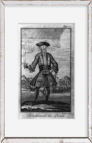 תמונות אינסופיות צילום: אדוארד טיץ', שחור הזקן, 1680-1718, פיראט אנגלי, מחזיק חרב, קרב ימי
