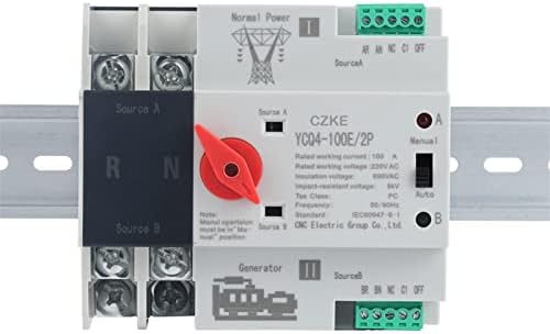 MOPZ YCQ4-100E סדרה 2P 3P 4P DIN RAIL ATS ATS כוח כפול מתג העברה אוטומטי מתגי בורר חשמלי מתגי