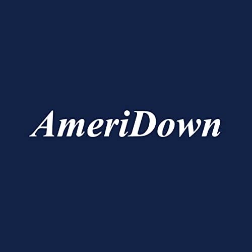 חברת חתימה של Ameridown 600 מילוי כוח אווז למטה, תמיכה אידיאלית עבור ישנים צדדיים, קינג סייז