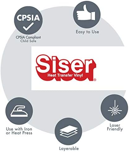 Siser Easyweed העברת חום ויניל 15 x 10ft גליל תואם ל- Siser Romeo/Juliet וחותכי מקצועיים או מלאכה אחרים - ניתן
