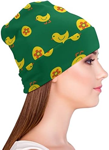 בייקוטואן צהוב ביצת תרנגולת הדפסת כפת כובעי גברים נשים עם עיצובים גולגולת כובע