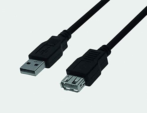 1 מטר USB 2.0 זכר למוביל הרחבה נשי למדפסות, סורקים ומכשירי USB אחרים על ידי Mastercables