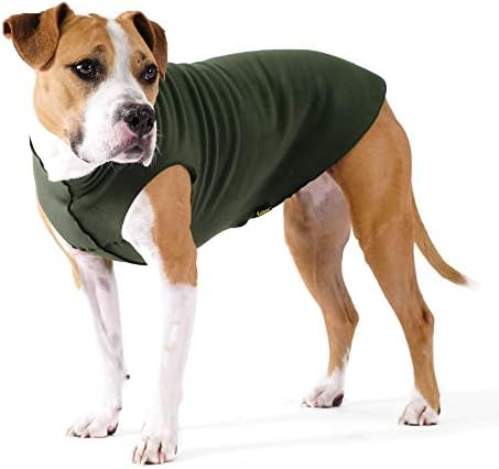 מעיל כלב פס פס זהב-בגדי כלבים רכים וחמים, סוודר חיות מחמד נמתח-רחיץ מכונה, ידידותי לסביבה-כל העונה-גדלים