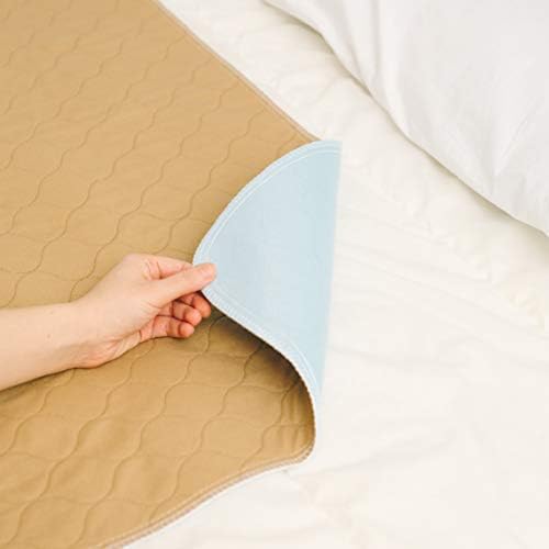 כרית המיטה של ​​Zigzag Alames Underpad 4 שכבות רחיצה לשימוש חוזר של רפידת שתן של כרית המזרן