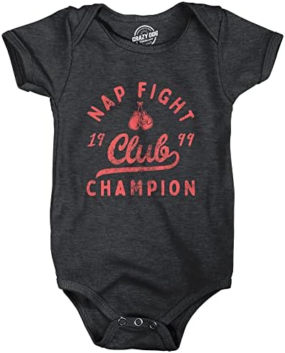 נמנם מאבק במועדון אלוף התינוק בגד גוף תינוקות מצחיק תינוקות מצחיקים מגשר לתינוקות