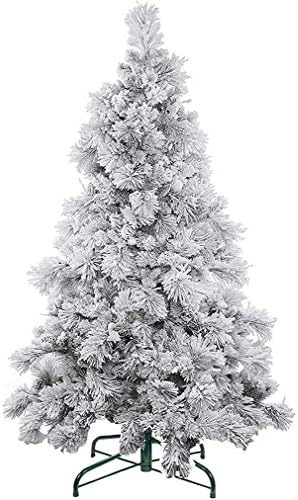 עץ חג המולד מלאכותי של 7.8ft, עץ חג המולד המוגדר מואר מופרך עץ צייר אשוח מלא עם מחטי אורן שלג
