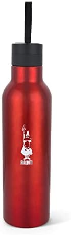 Bialetti-בקבוק מים מפלדת אל חלד 25oz: מבודד ואקום בשכבה כפולה, שומר על שתייה קר במשך 24 שעות וחם למשך 12 שעות,
