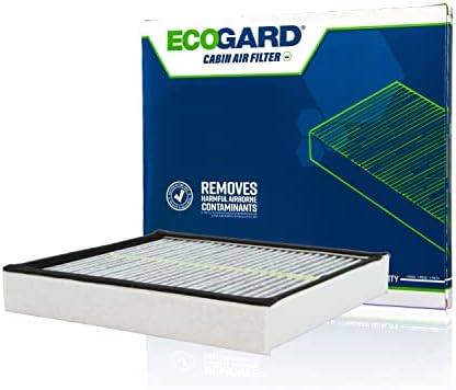 EcoGard XC10577C מסנן אוויר בקתות פרימיום עם ריח פחמן מופעל מתאים לאינפיניטי Q50 2014-2017, QX80 2019-2020,
