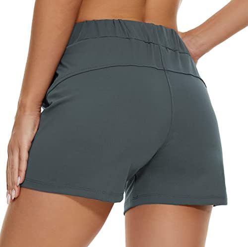 מכנסי טרקלין ליוגה לנשים מכנסיים קצרים לנשים טיולים פעילים במכנסי אימון פעילים מכנסיים קצרים