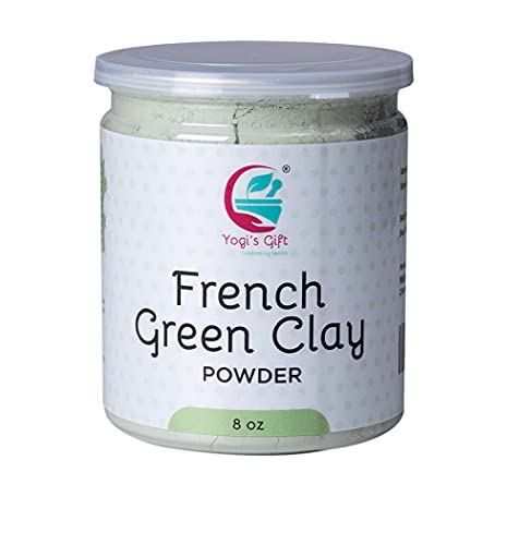 יוגי של מתנה-חוגג בריאות רב חבילה / 5 טבעי חימר + צרפתית ירוק חימר אבקת עבור פנים צרור