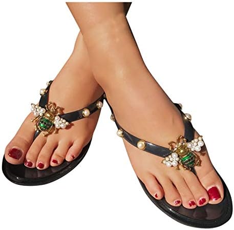 נעלי בית לנשים סנדלי קיץ סנדלי קליפ קטן כף הרגל עצם הקיץ דבורה גברת מלאכתית אופנה סנדלי נשים מחליקים על סנדלים