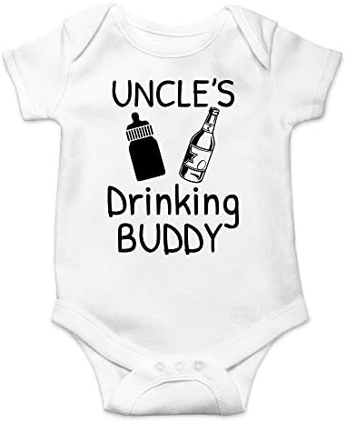 דודים CBTWEAR שותים חבר - מצחיק בקרוב להיות דוד - תינוק חמוד מקשה אחת לתינוק בגד גוף